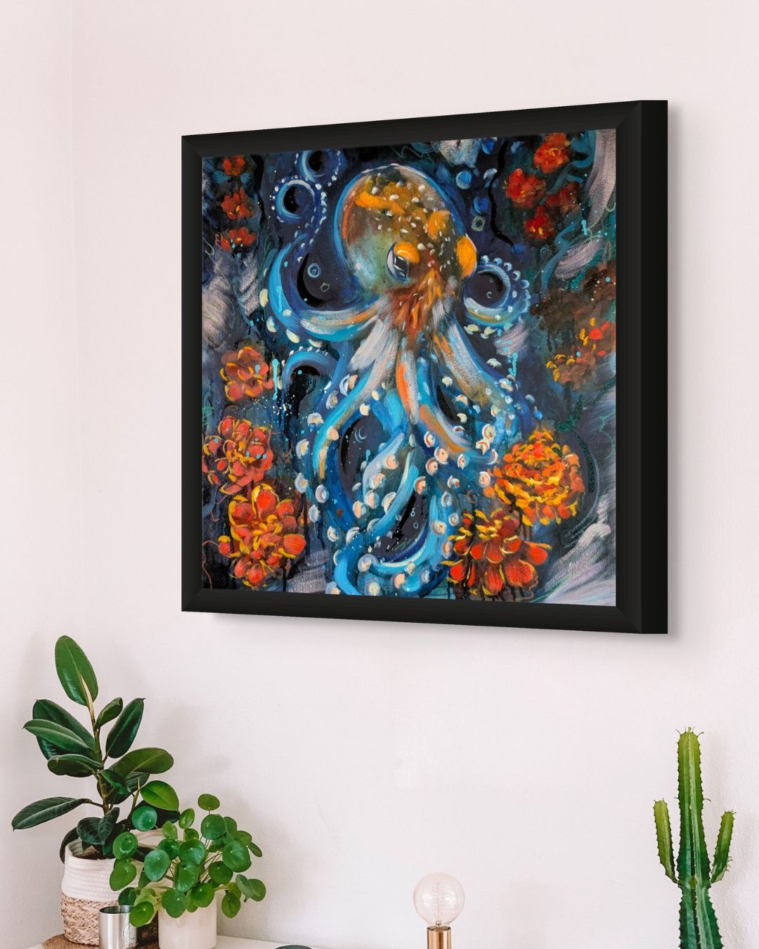 Canvas Print "Let the Creative Fire Emerge from the Deep"