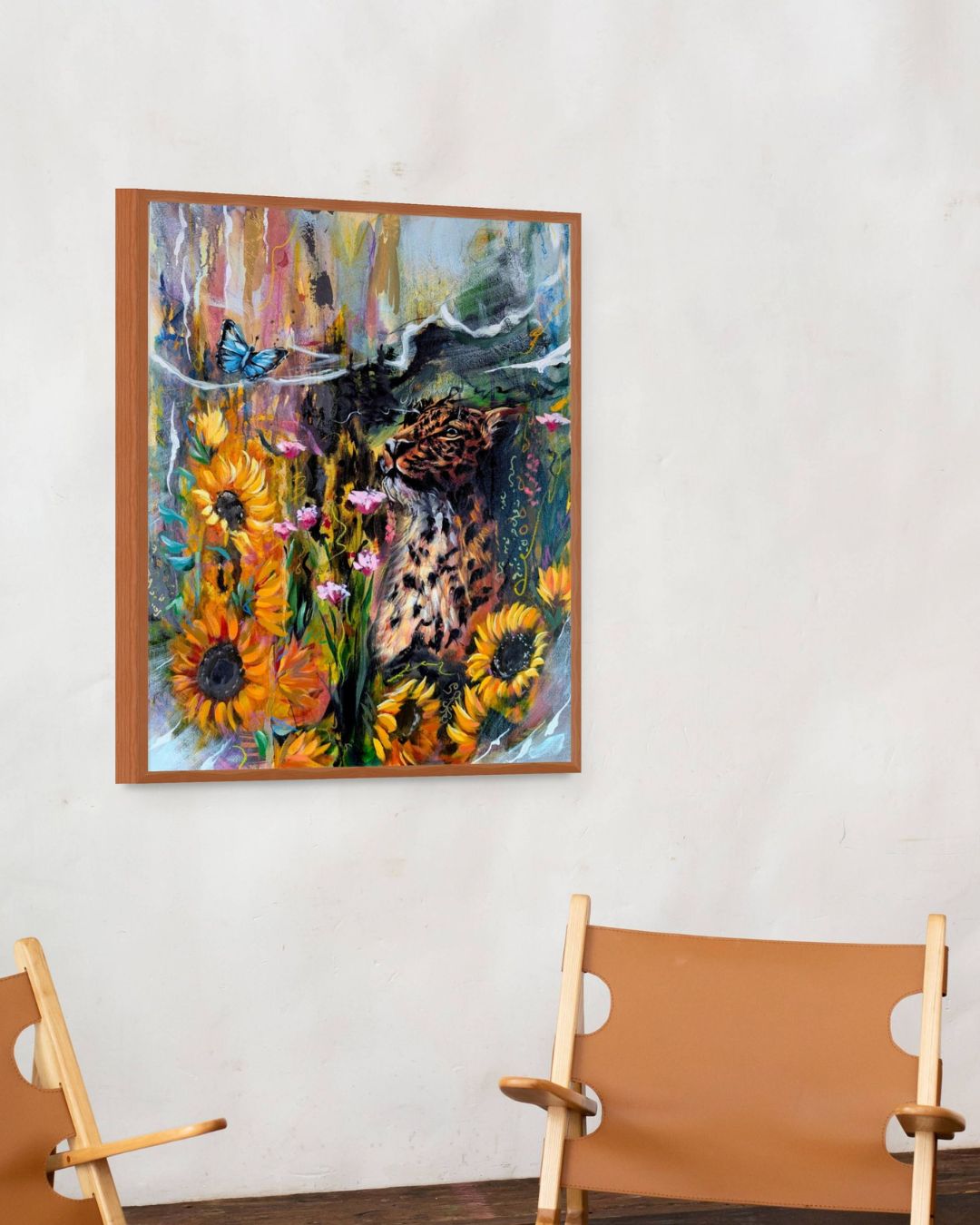Canvas Print "Let Your Radiance Pull You Through the Flames"