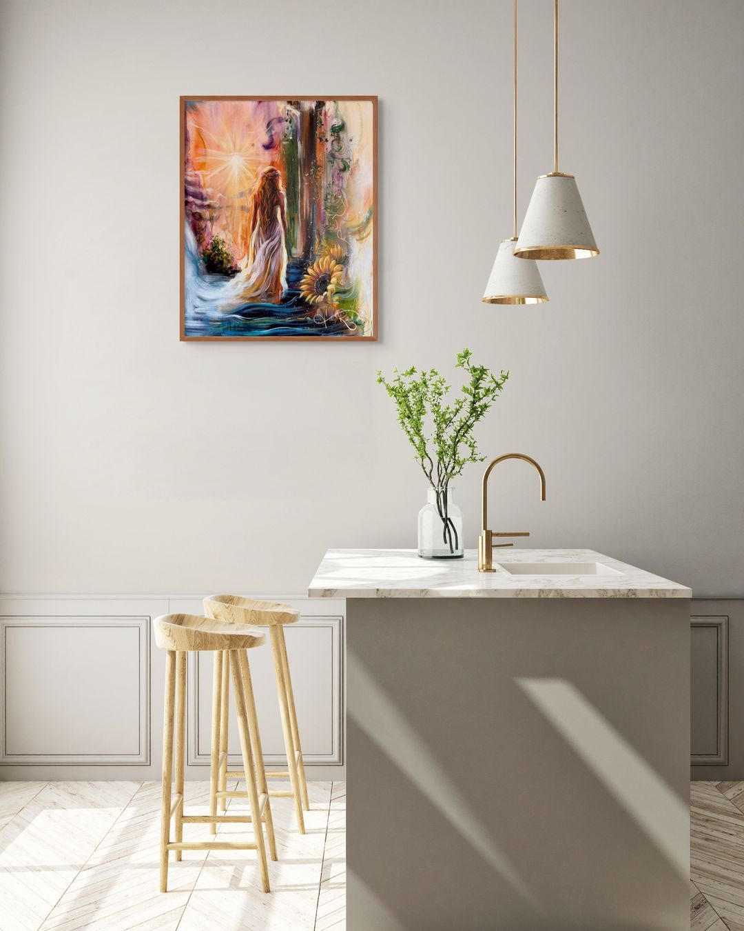 Canvas Print “She Who Radiates Life”