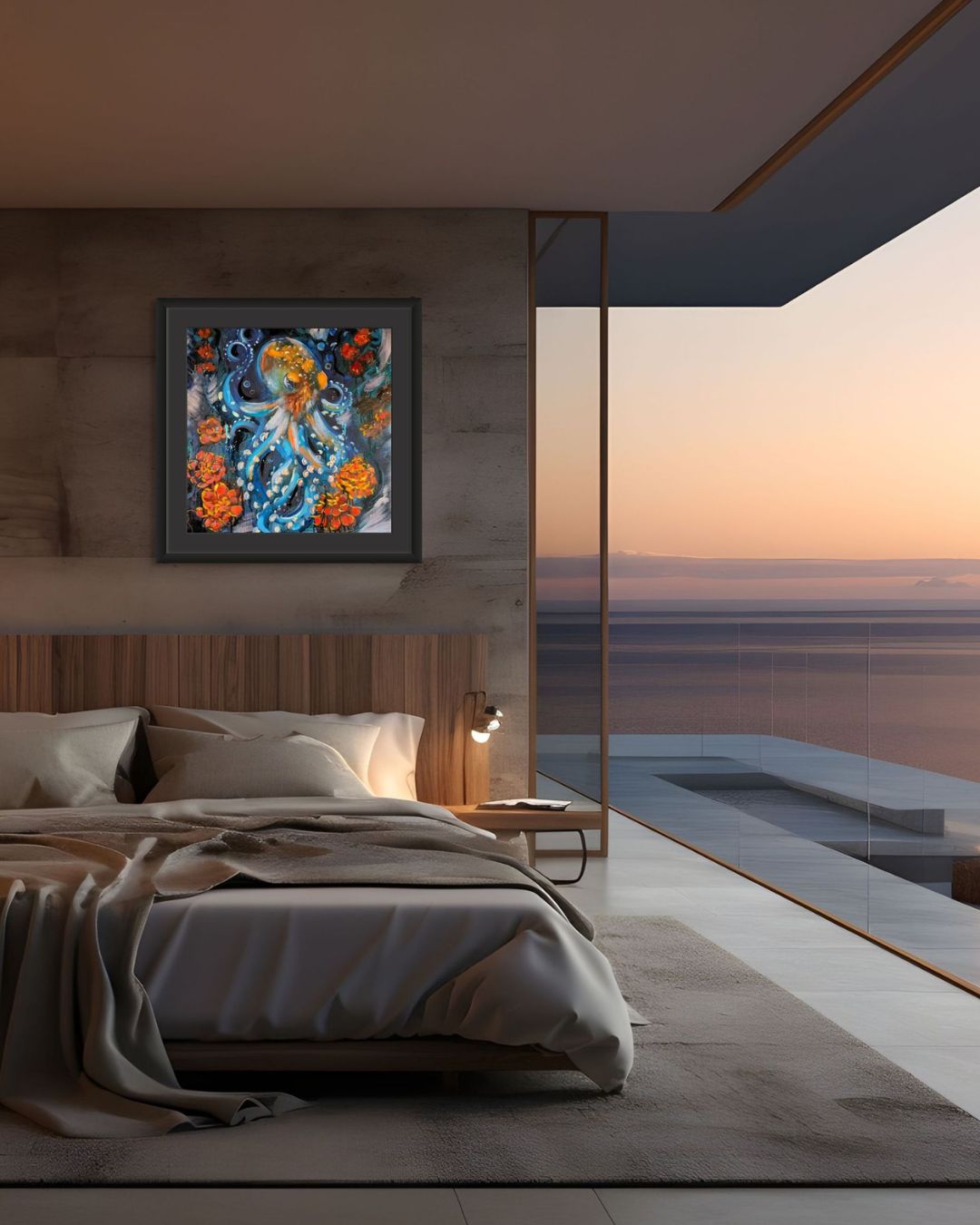 Canvas Print "Let the Creative Fire Emerge from the Deep"